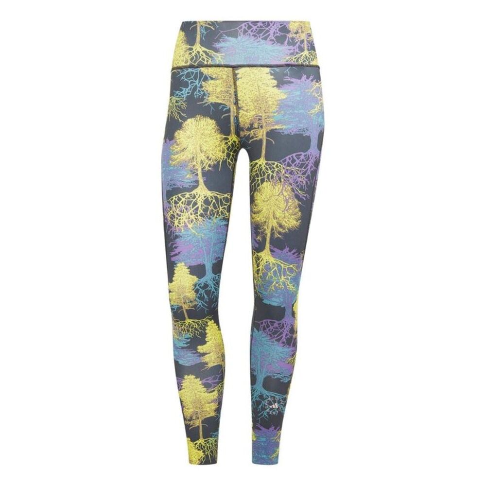 Adidas Womens/Ladies Tree Root Tapered 7/8 Leggings / Green